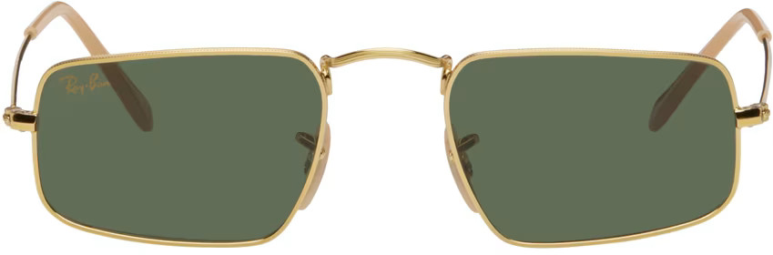 Gold Julie Sunglasses | SSENSE