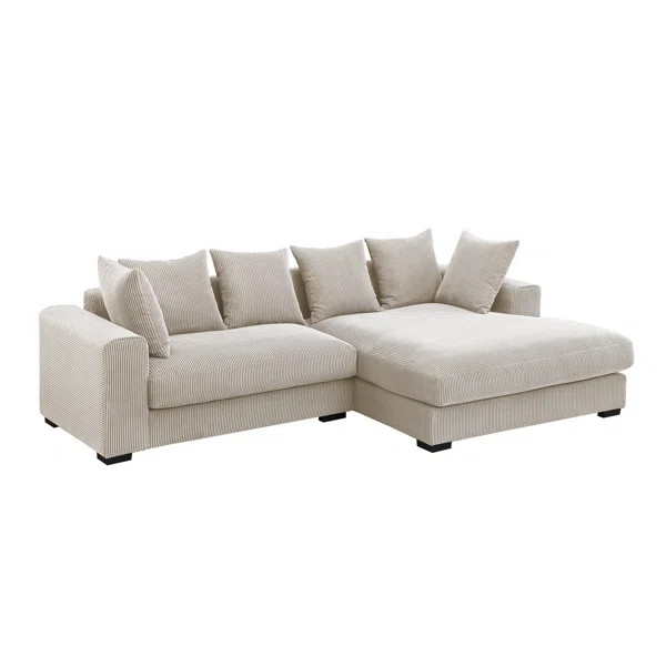 Naomi 3 - Piece Upholstered Sectional | Wayfair North America
