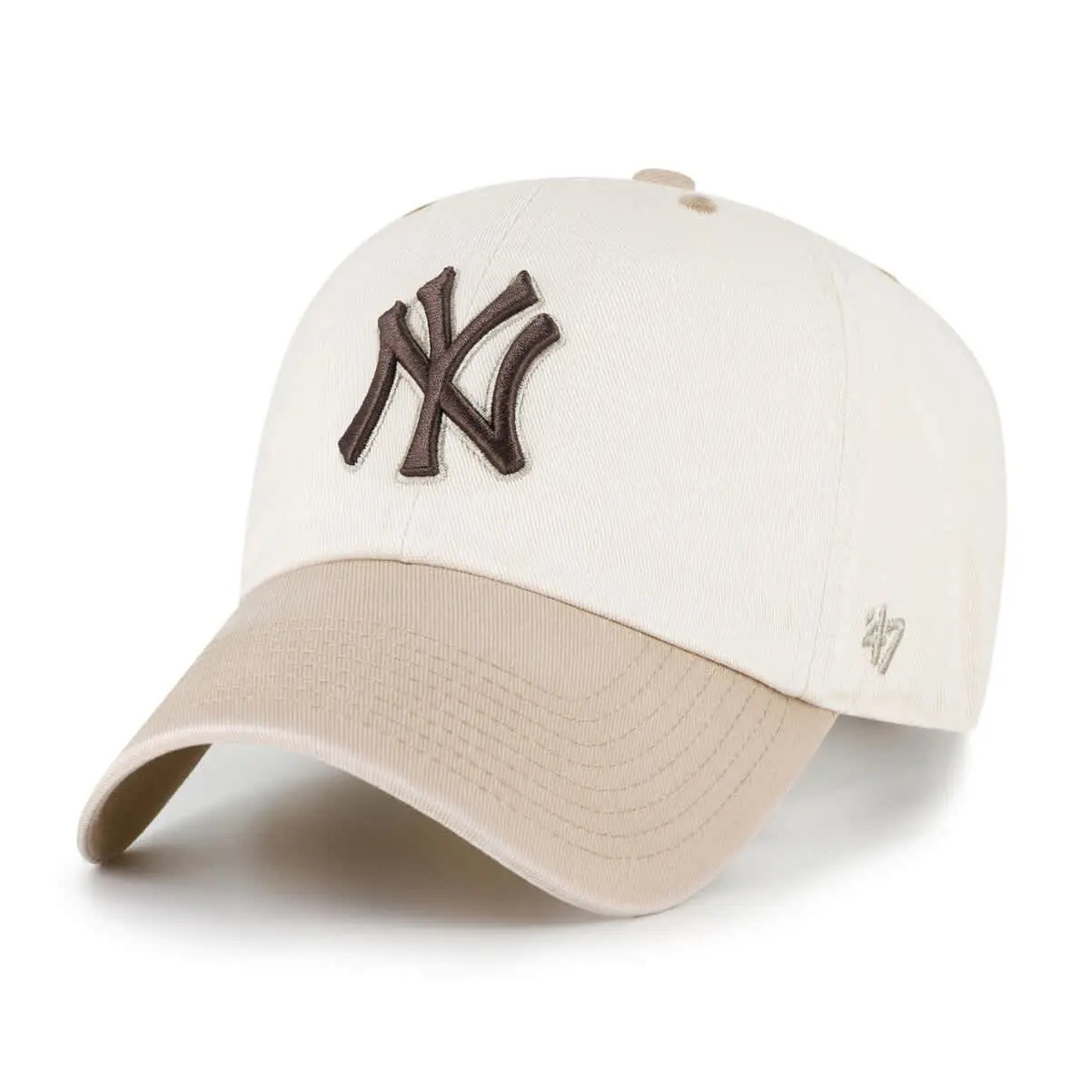 Men's '47  Natural/Tan New York Yankees Neutral Terrain Clean Up Adjustable Hat (Men) | Nordstrom | Nordstrom