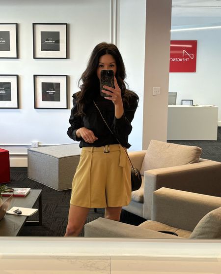 What I wore to the office today. 
- belted shorts. I’m wearing an XS here. They come in more colors. 
- ruffle sleeve blouse. Mine is old J.Crew. I’m linking a similar style. 

Summer office outfit 
Work shorts
Realtor outfit 


#LTKSeasonal #LTKOver40