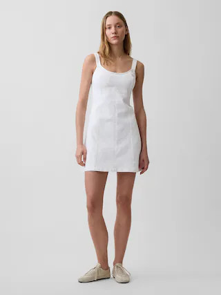 Denim Paneled Mini Dress | Gap (US)