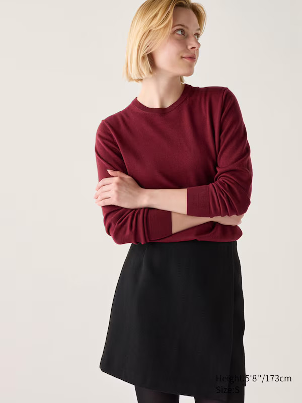 Merinowolle Pullover (Rundhals) | UNIQLO (DE)
