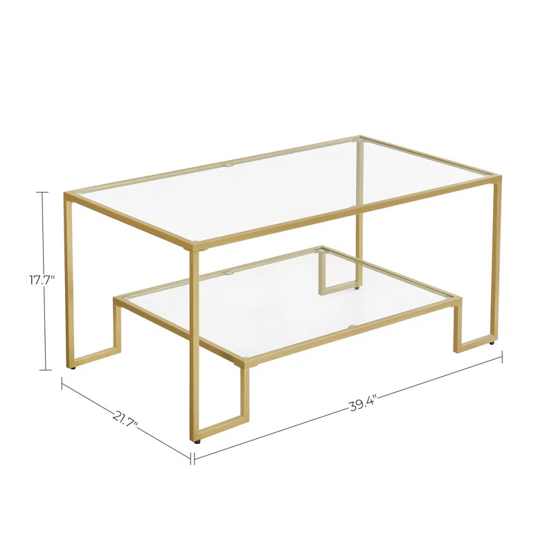 Bundy Glass Top Coffee Table | Wayfair North America