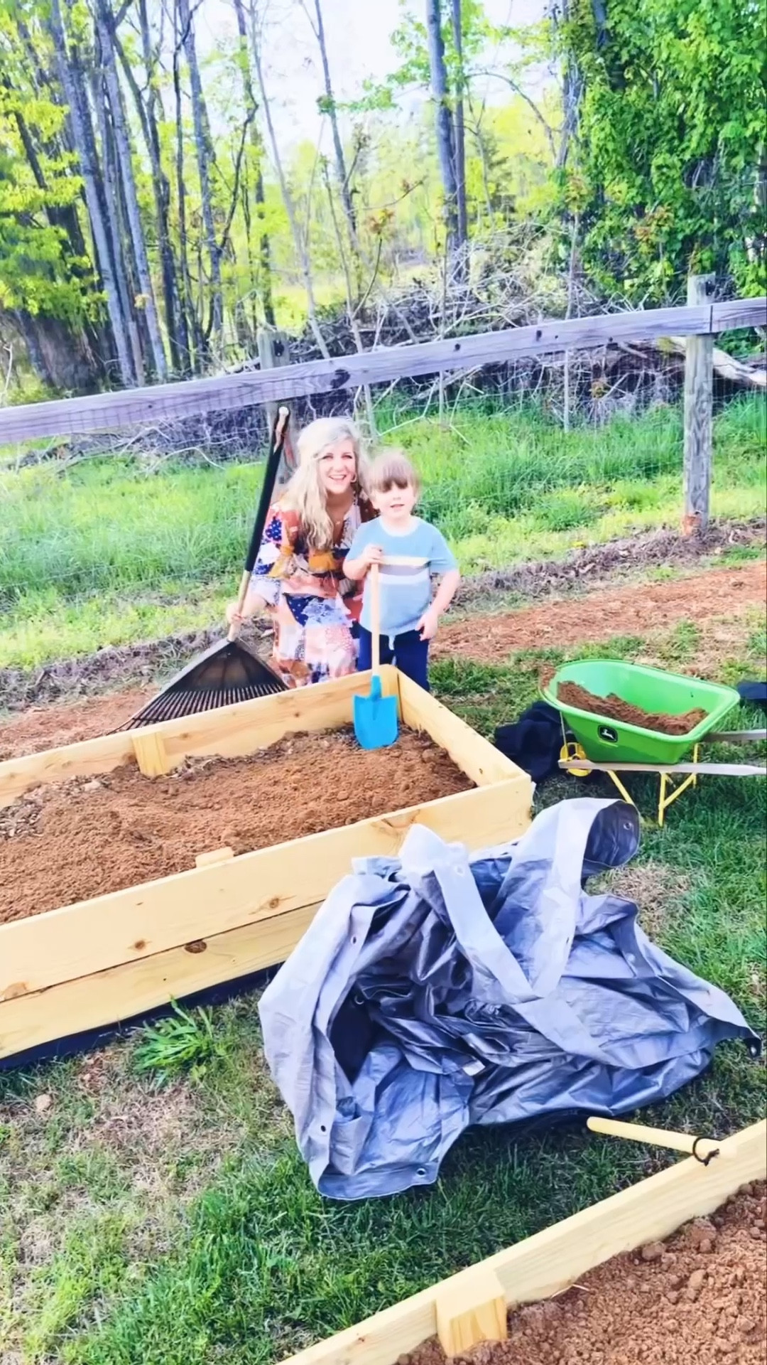 When “Dada” comes home from work with a truckload 🛻 of top soil 🤎 for the garden 🪴 beds!!! 🙌🏽  Andddd we even made a trip to @loweshomeimprovement for some deer 🦌 fencing 🩶 (& some trellises 🫶🏽) that sweet @wesmabry is working on for mama tonight!! 💪🏽 Goodness gracious I love this man who makes all of mama’s dreams 💭 come true!!! 🌼 It’s been so special getting to build our garden just how we always wanted it now that we are here on our forever farm 🚜 and home 🏡  - just the best feeling y’all!!! 🥹🥰

#LTKKids #LTKmomlife #LTKHome