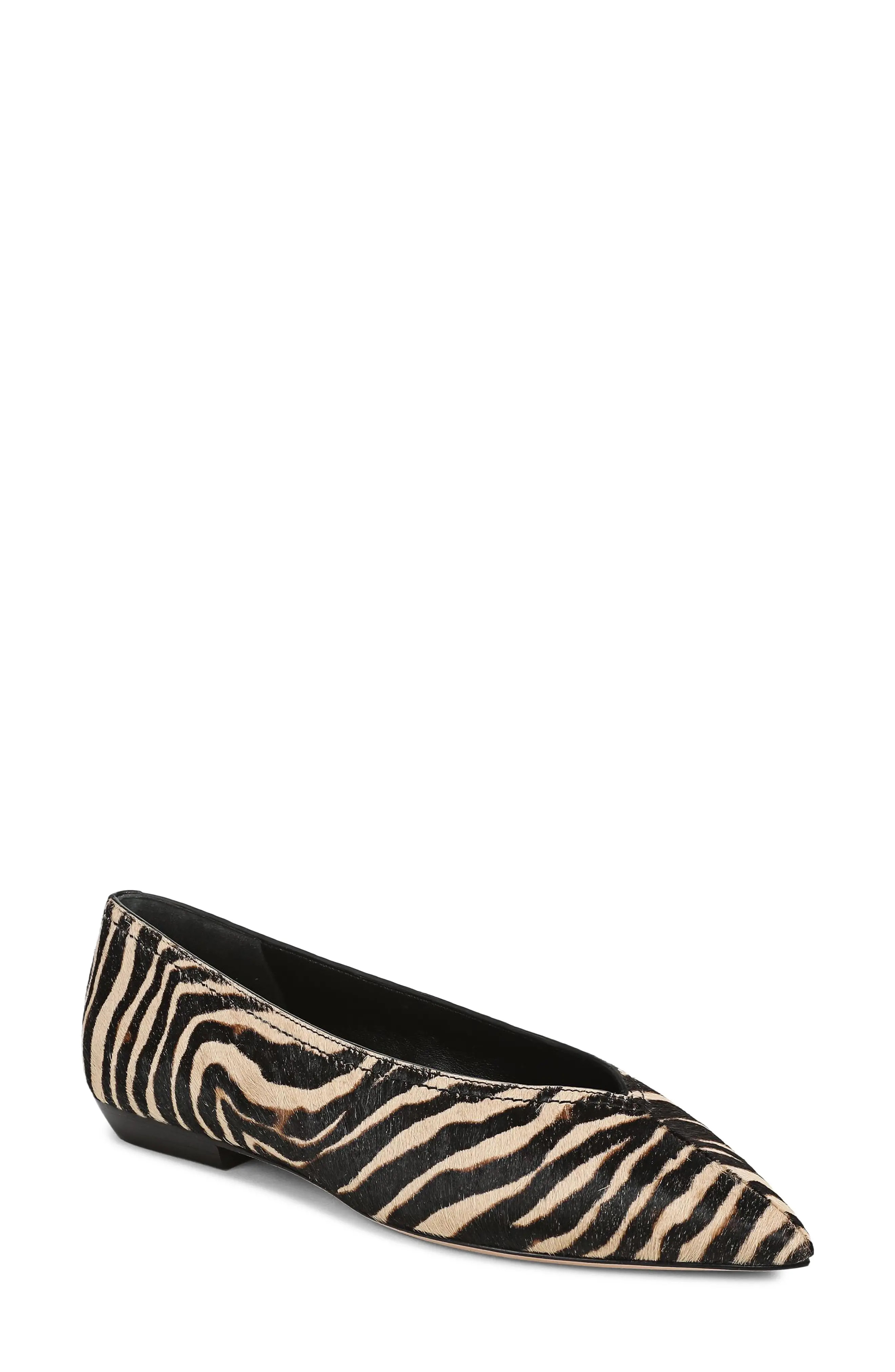 Veronica Beard Bancroft Flat in Ziger Brown at Nordstrom, Size 9 | Nordstrom