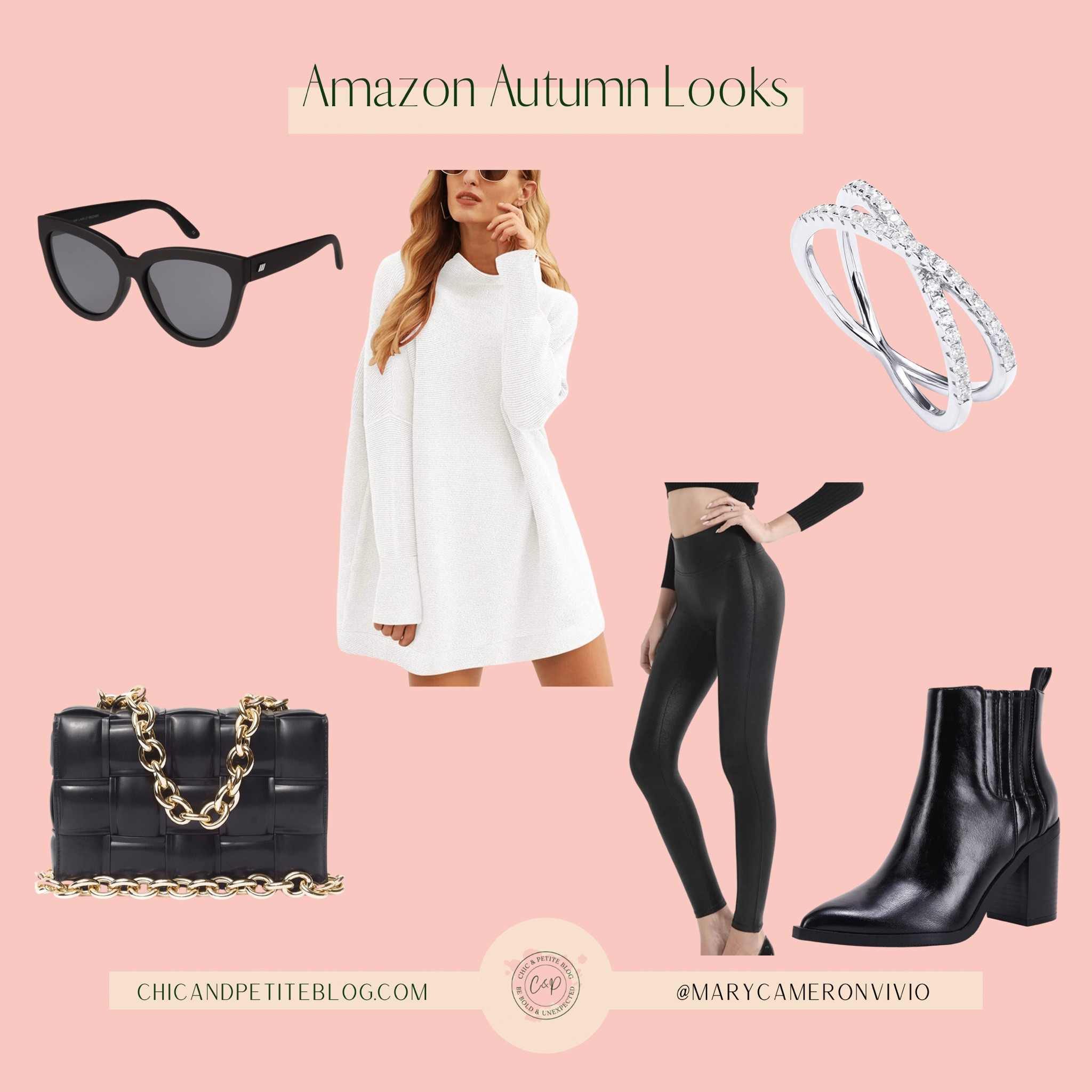 Amazon Autumn Look, Fall Fashion, Faux Leather Leggings

#LTKunder50 #LTKSeasonal #LTKunder100