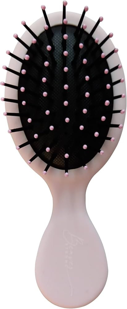 Essential Mini Hair Brush by BeaverStrong, Pocket-size Detangler Brush with Soft Bristles for Tra... | Amazon (US)