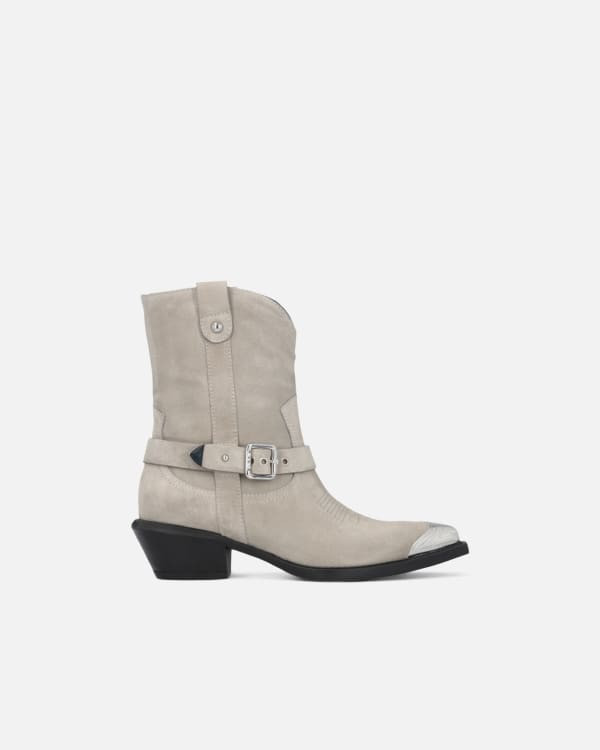 Texas suede boots with metal toe | PINKO (Global)