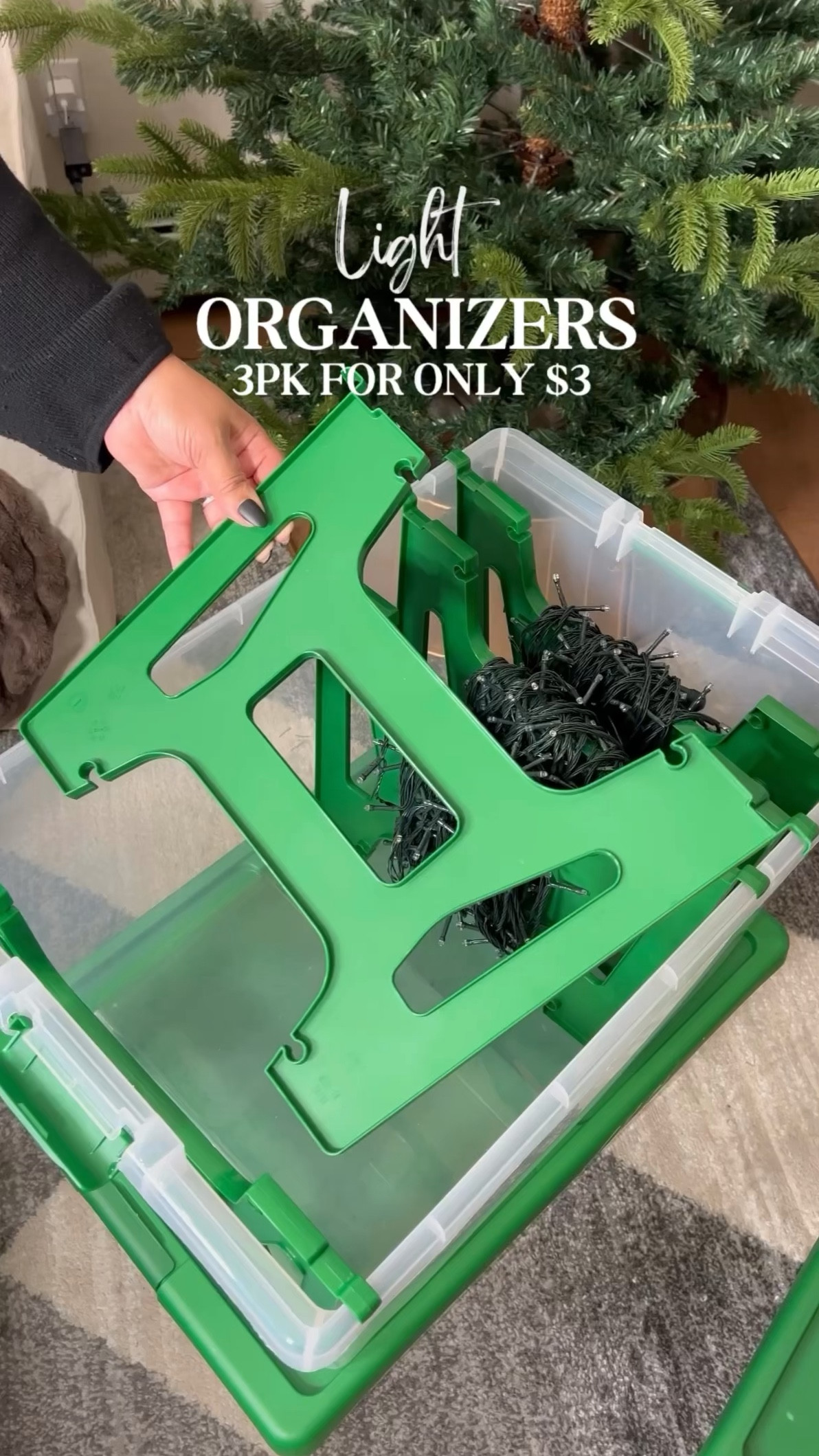 Light organization, organized, light organizers, holiday storage, holiday organizing 

#LTKHoliday #LTKhome #LTKVideo