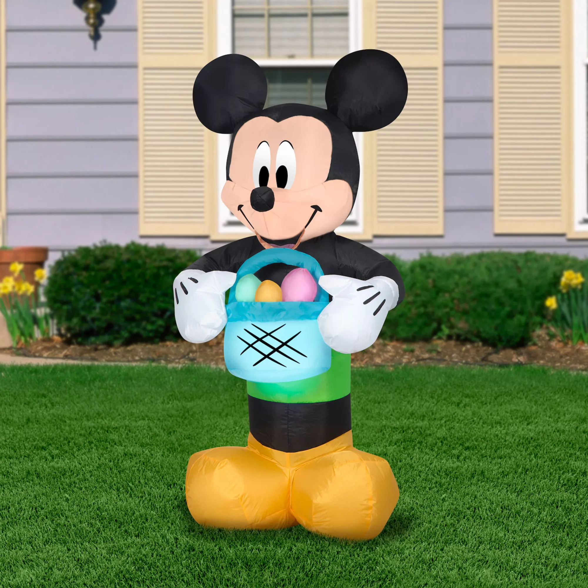 Disney's Mickey Mouse Inflatable with Easter Basket by Airblown® Inflatable | Kohl's