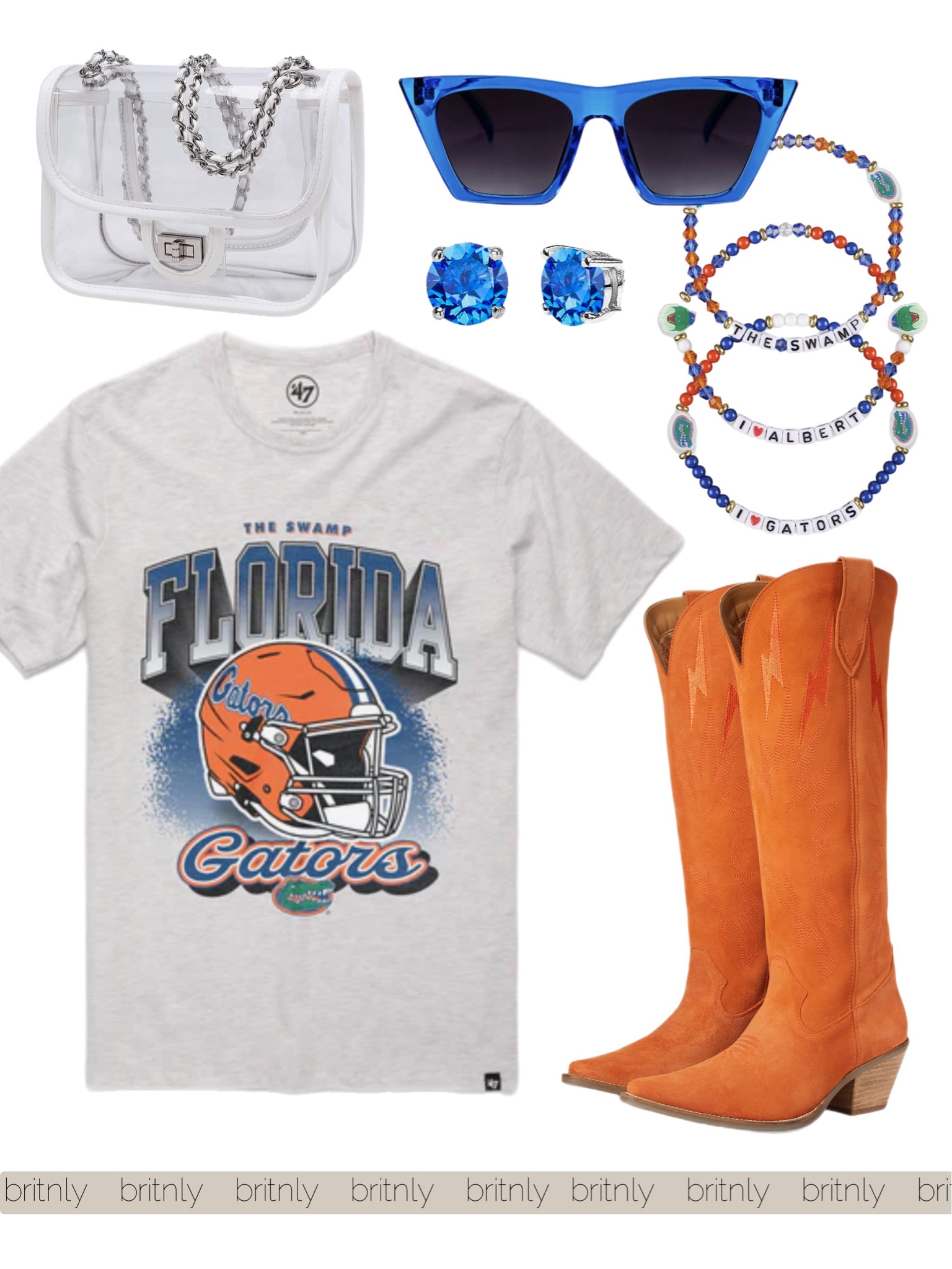 I’d definitely do this tee in a L for it to be oversized & pair with cowboy boots. Love these orange @dingo ones. 

Florida gators | cowboy boots | dingo | college game day 

#LTKSeasonal #LTKshoecrush #LTKparties