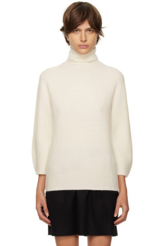 White Etrusco Turtleneck | SSENSE