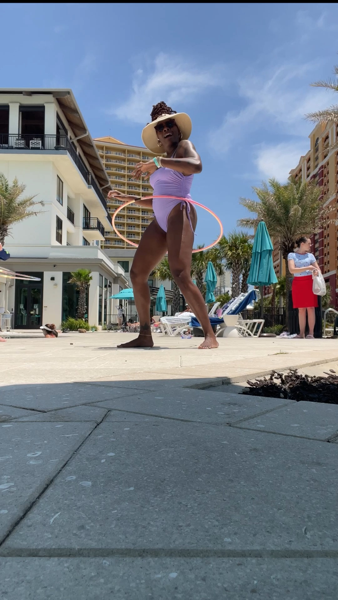 Hula hoop contest on vacay in my favorite suit! 

#LTKFindsUnder50 #LTKTravel #LTKOver40