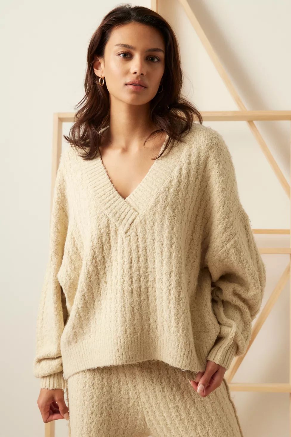 Out From Under Mina Cable Knit Pullover Sweater | Urban Outfitters (US and RoW)