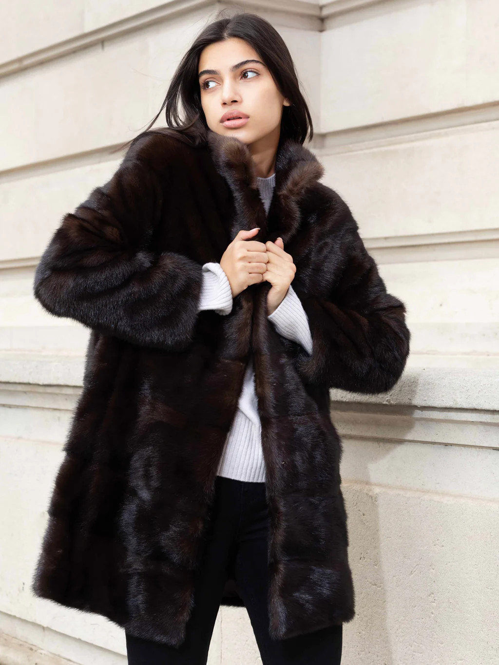 Jona Coat Brown | L.CUPPINI