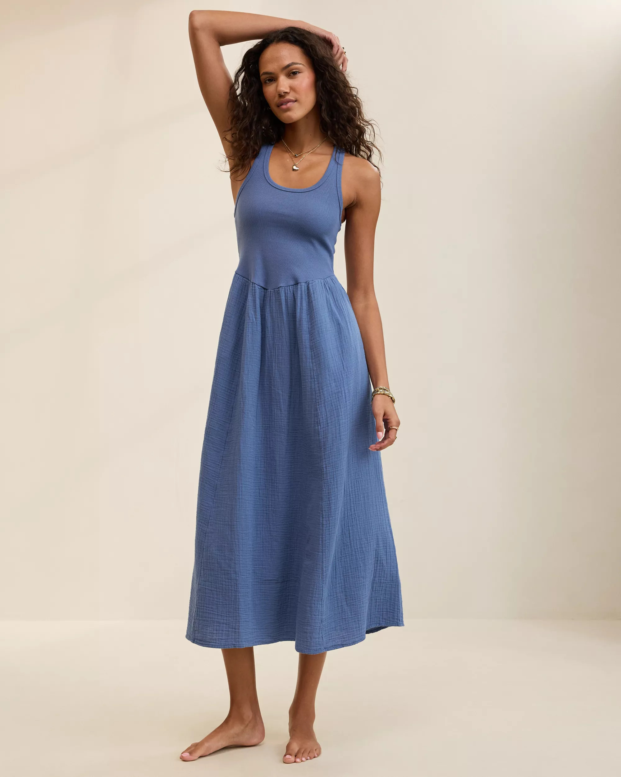 Aerie At The Barre Cross Back Dress | Aerie