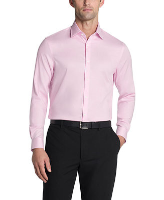 Michael Kors Ultra Wrinkle Free Stretch, Men's Regular Fit Dress Shirt - Macy's | Macy's