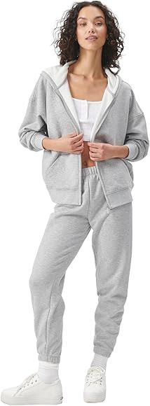 Florence By Mills Women's Cozy Crush Slouchy Sleeve Oversized Zip Hoodie | Amazon (US)