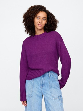 CashSoft Relaxed Crewneck Sweater | Gap Factory