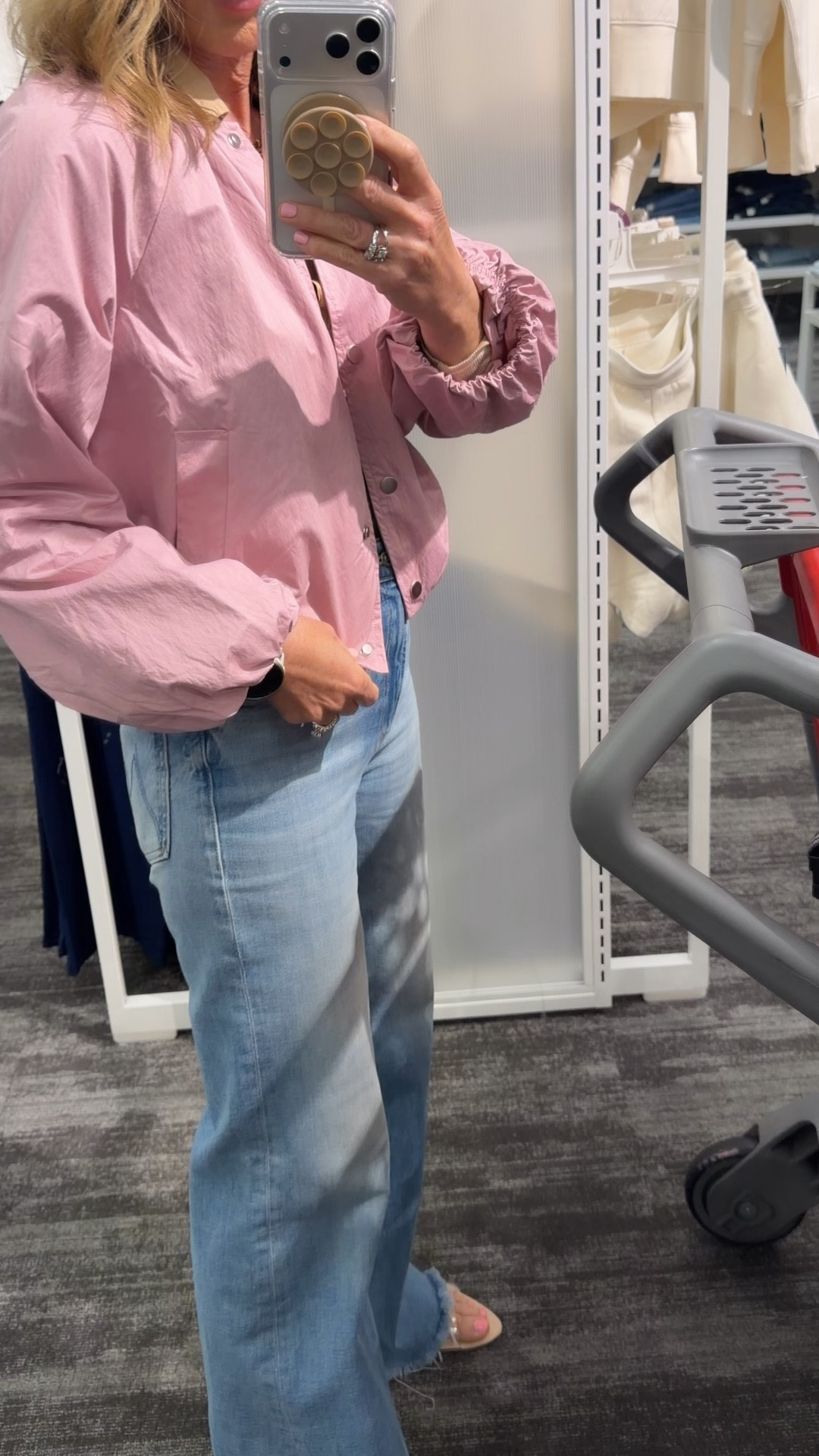 Love the color of this lightweight watch ink jacket. I bought in size small 

#LTKOver40