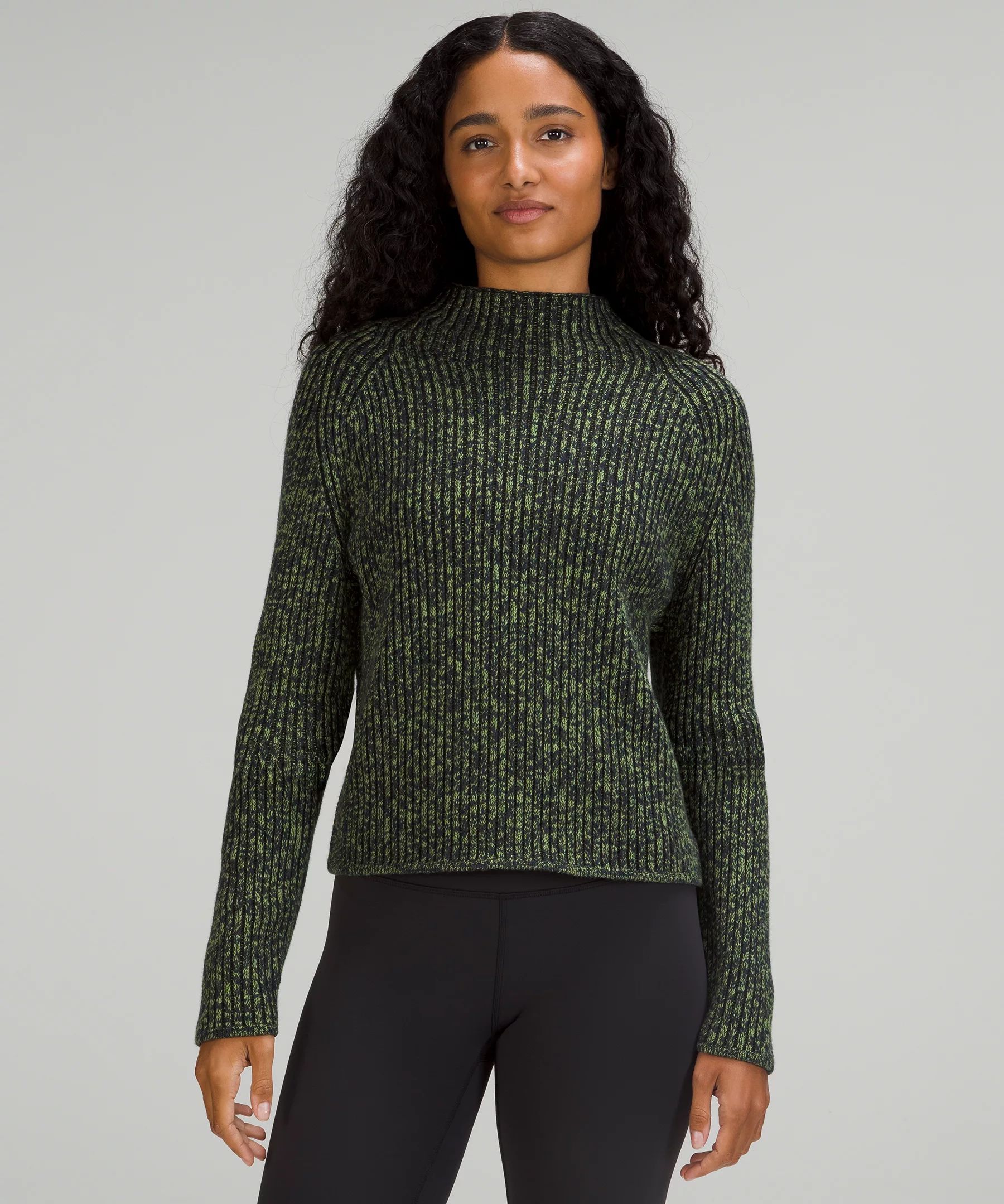 Cotton-Cashmere Blend Mock Neck Sweater | Lululemon (US)
