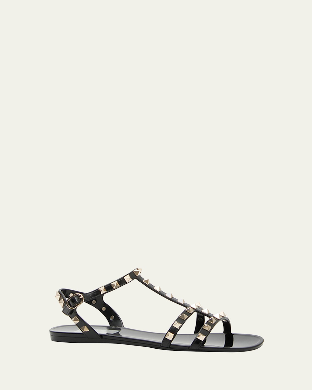 Rockstud Jelly Flat Gladiator Sandals | Bergdorf Goodman