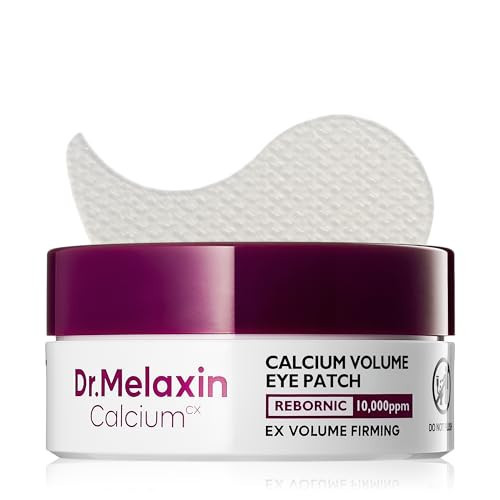 Dr.Melaxin Calcium Volume Under Eye Patches for Puffy Eyes & Dark Circles, Hydrogel Eye Mask for Wrinkles, Fine Lines & Sagging Skin, Firming Collagen Eye Patch, Korean Skin Care (60 Count) | Amazon (US)