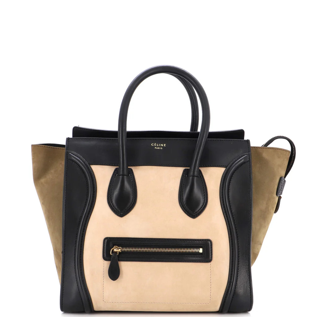 Tricolor Luggage Bag Nubuck Mini | Rebag