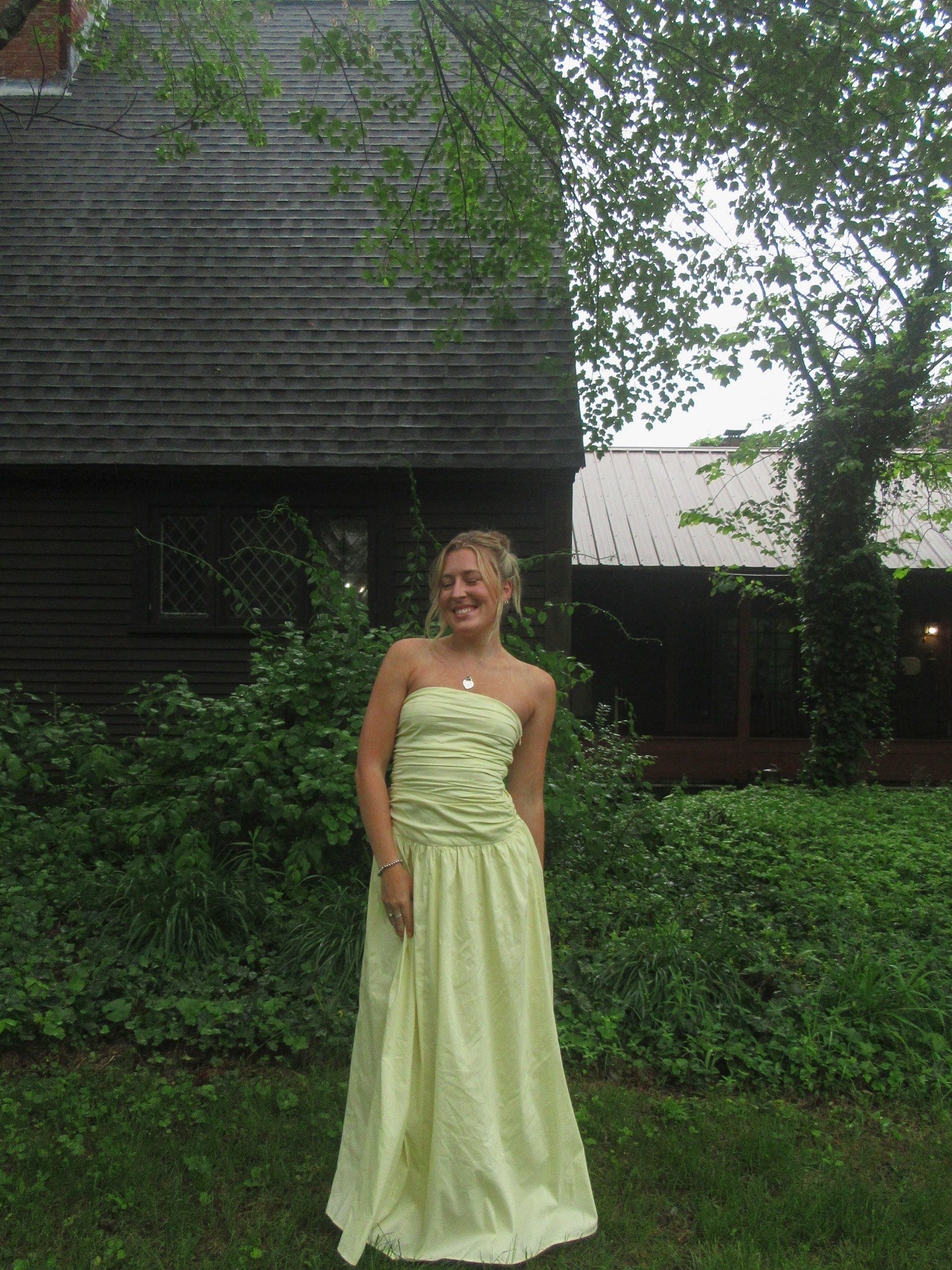 yellow wedding guest dresss
