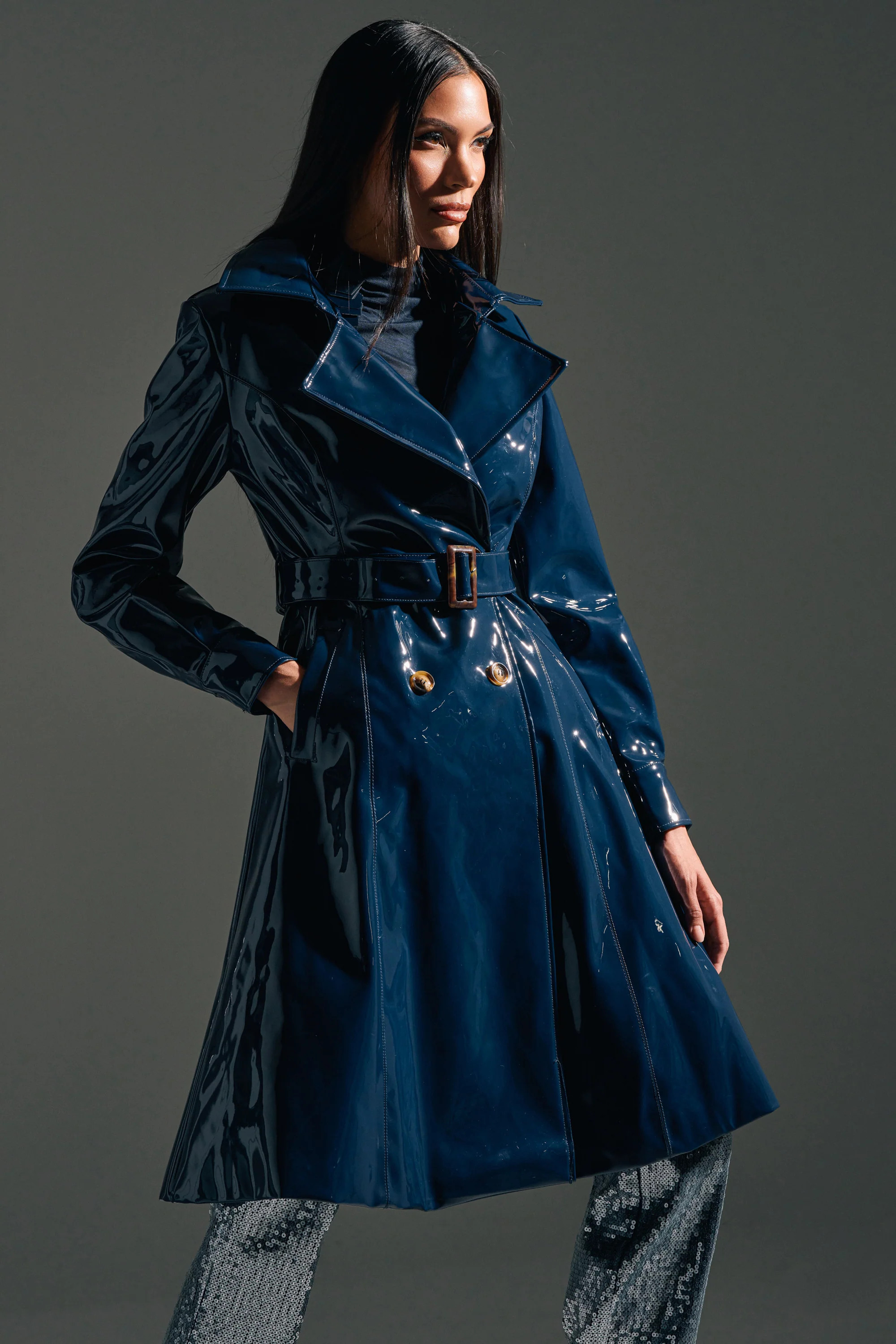 MITICA PATENT TRENCH IN NAVY | AKIRA