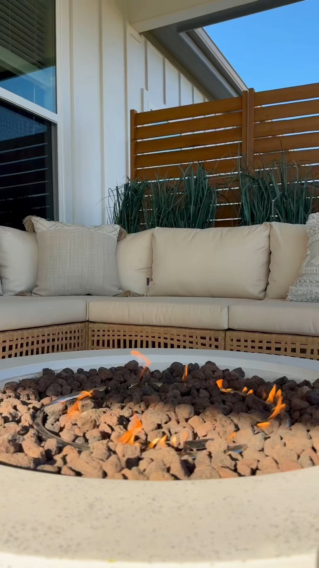 This is what summer looks like at our house 🌿🔥 Walking out onto our back deck, sitting on the outdoor sectional with the propane fire pit going and good drinks in hand, everything you see is from Wayfair and up to 70% off sitewide for Memorial Day 🤍 Linking everything here

#LTKSeasonal #LTKSaleAlert #LTKHome