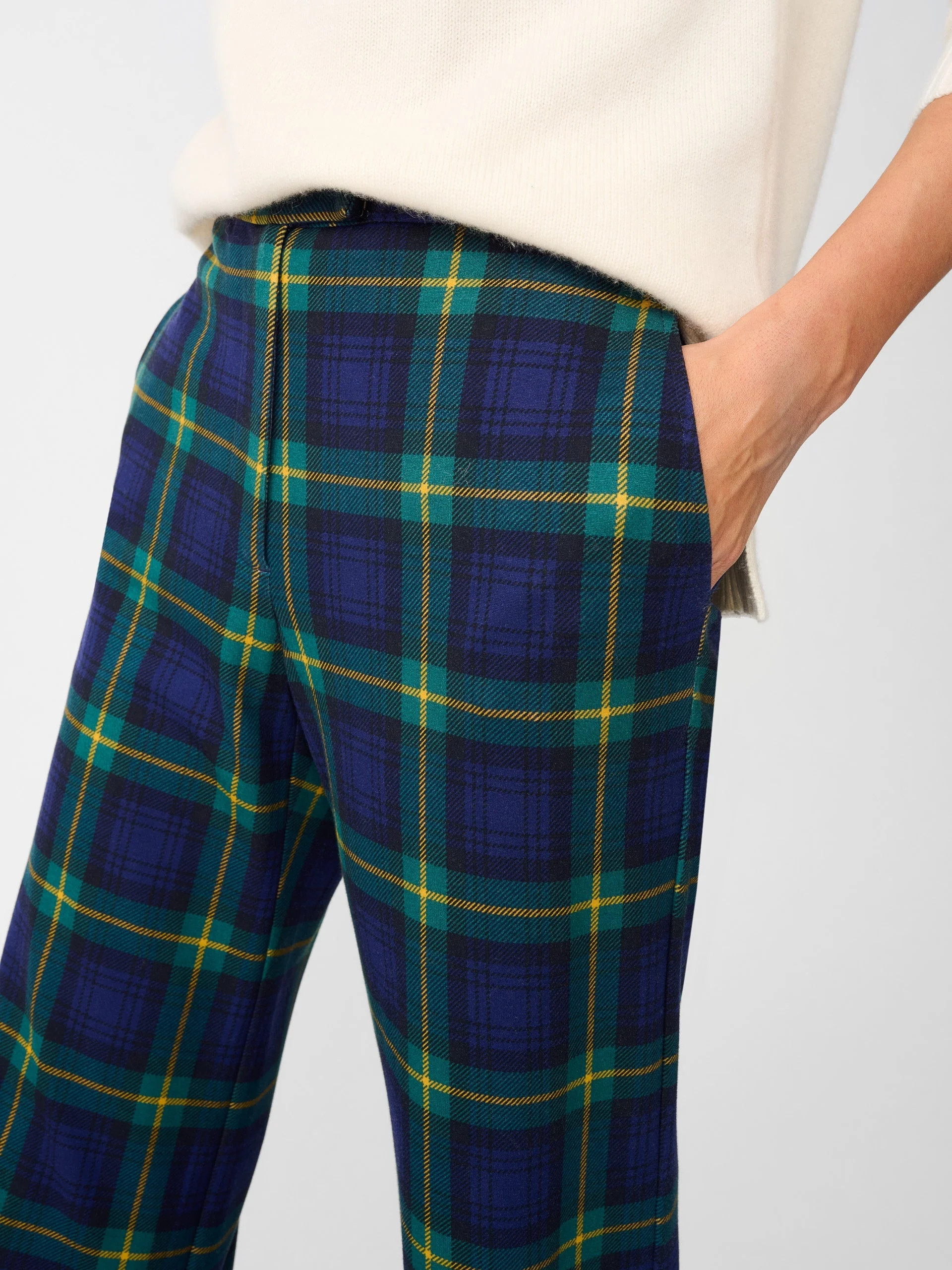 Brock Pants in Regimental Plaid | J.McLaughlin