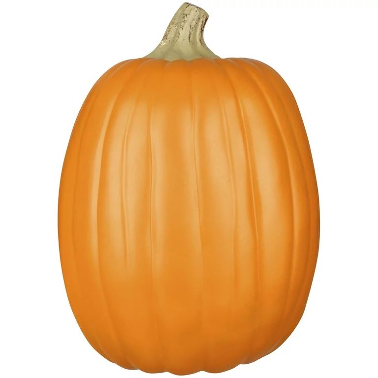 Way To Celebrate Halloween Orange Pumpkin Decoration, 13" - Walmart.com | Walmart (US)