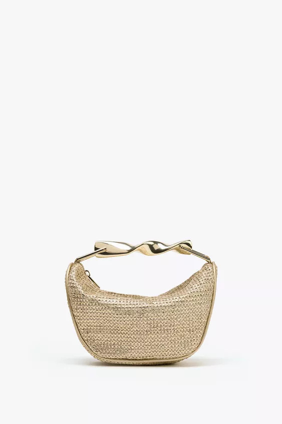 MINI-TASCHE MIT METALLHENKEL | Zara DE