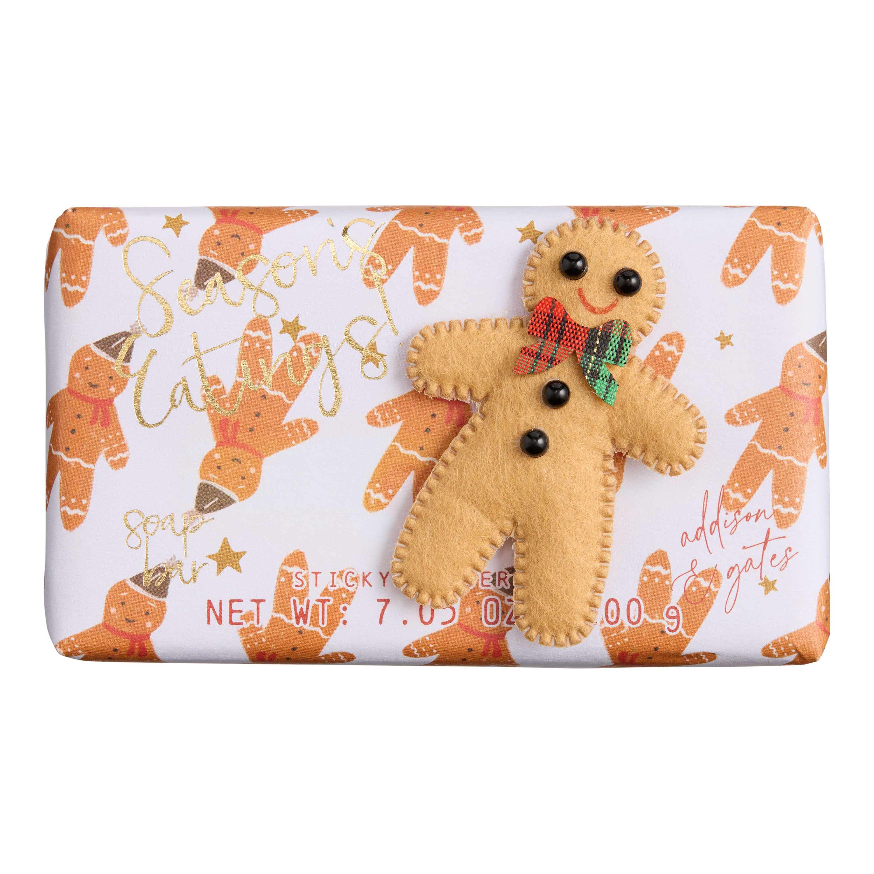 A&G 3D Gingerbread Man Ginger Bar Soap | World Market