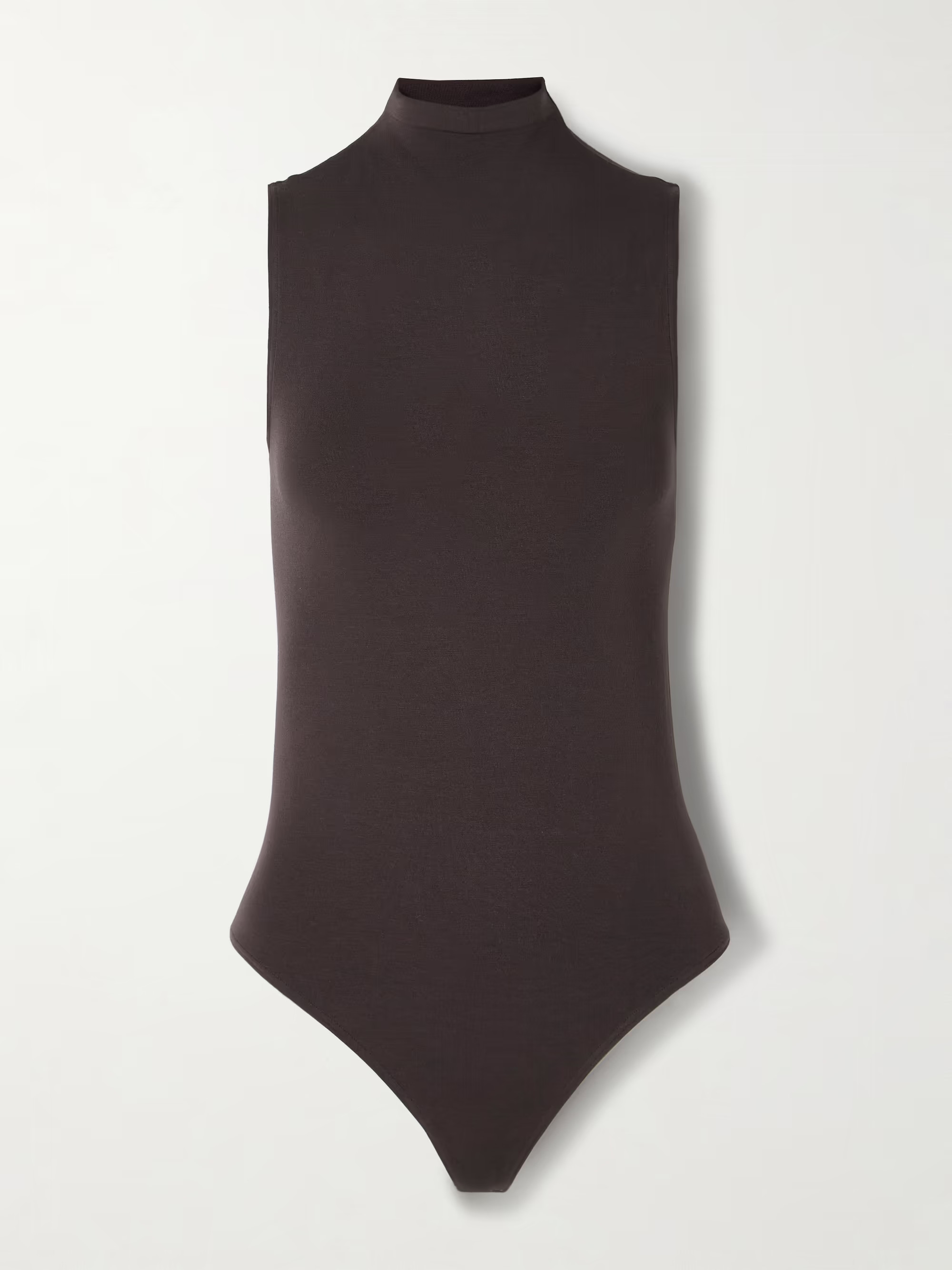 Stretch-jersey turtleneck thong bodysuit | NET-A-PORTER (US)