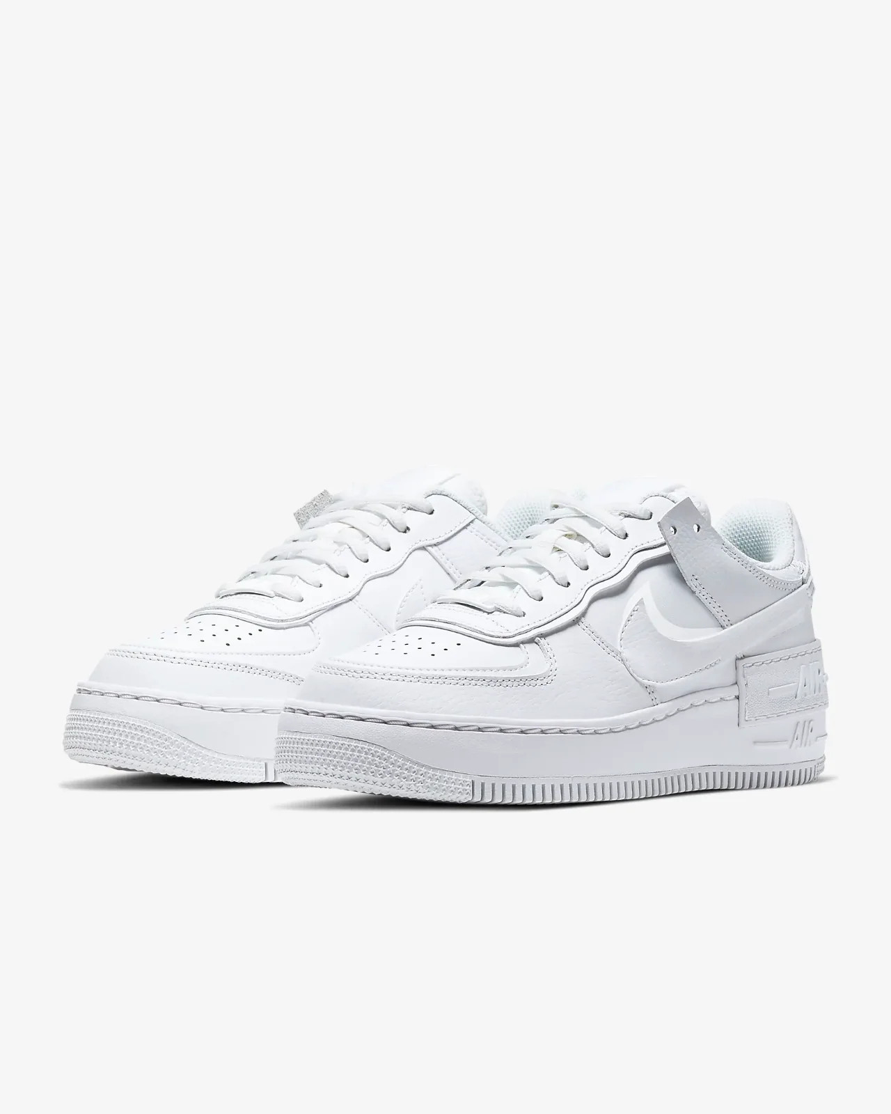 Nike Air Force 1 Shadow 'Triple White' Women's Shoes | Shop Simon