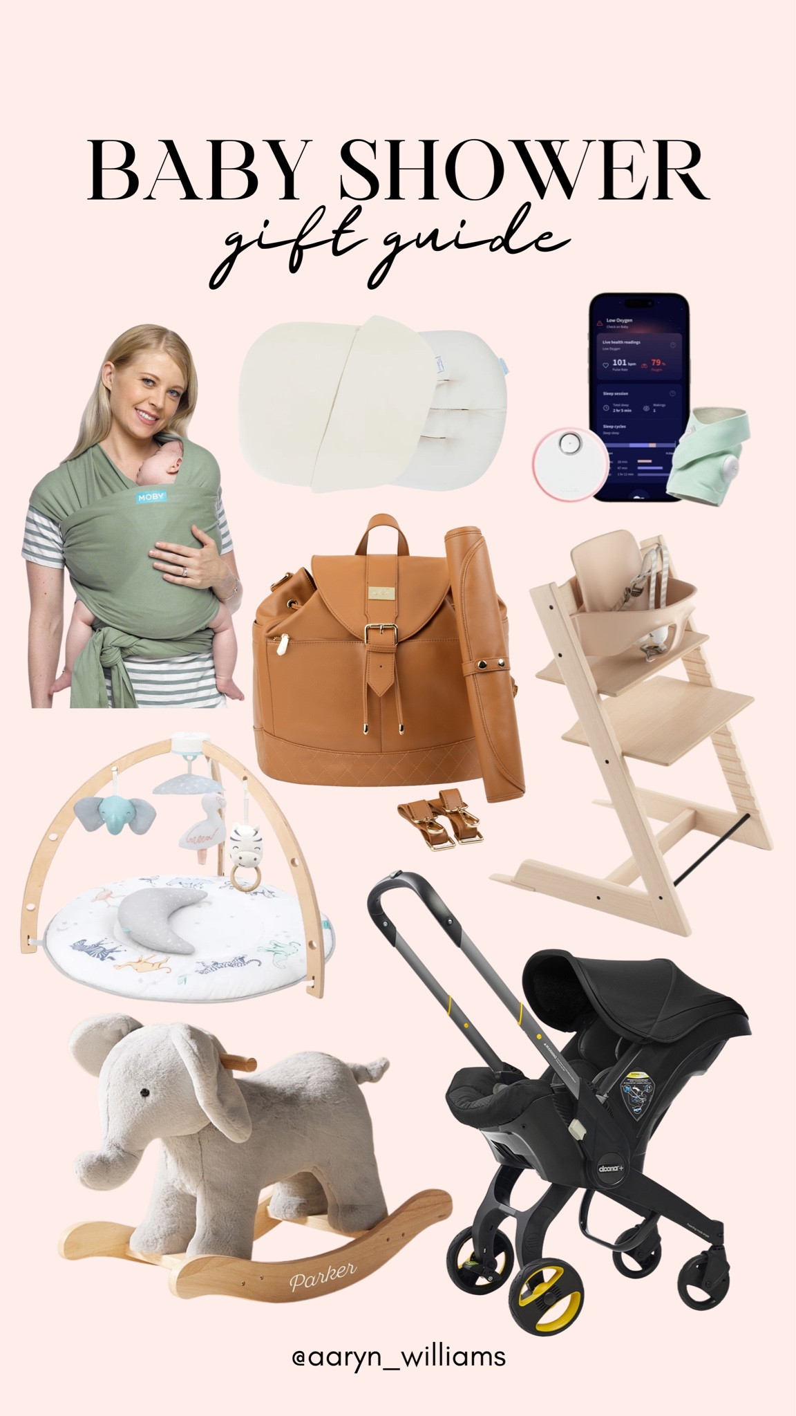 The ultimate gift guide for new parents 👶🏼💕 

Baby gear, baby shower gifts, moby wrap, baby carrier, snuggle me lounger, owlet sock, diaper bag, diaper bag backpack, high chair, doona car seat stroller, rocker, newborn essentials, baby must haves 

#LTKGiftGuide #LTKbaby #LTKMostLoved