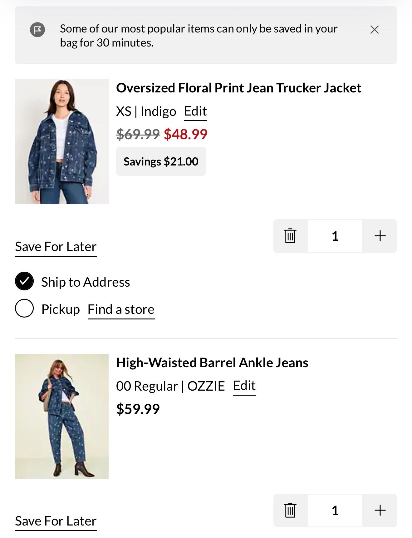 In my cart + New Arrivals from Old Navy. How CUTE is this denim set?! 

#LTKootd #LTKgrwm #LTKdayinmylife