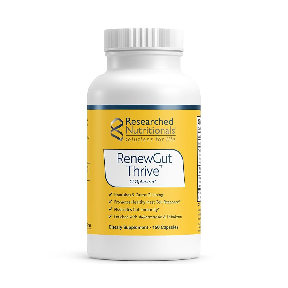 Researched Nutritionals RenewGut Thrive - Gut Health Supplements with Pasteurized Akkermansia Muc... | Amazon (US)