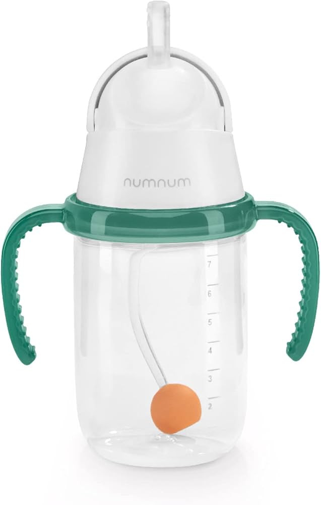 NumNum Weighted Straw Cup for Infant & Toddler 6-12 months - Expert Endorsed - 7oz Training Baby ... | Amazon (US)