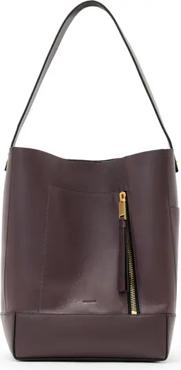 AllSaints Alba Leather Hobo Bag | Nordstrom | Nordstrom
