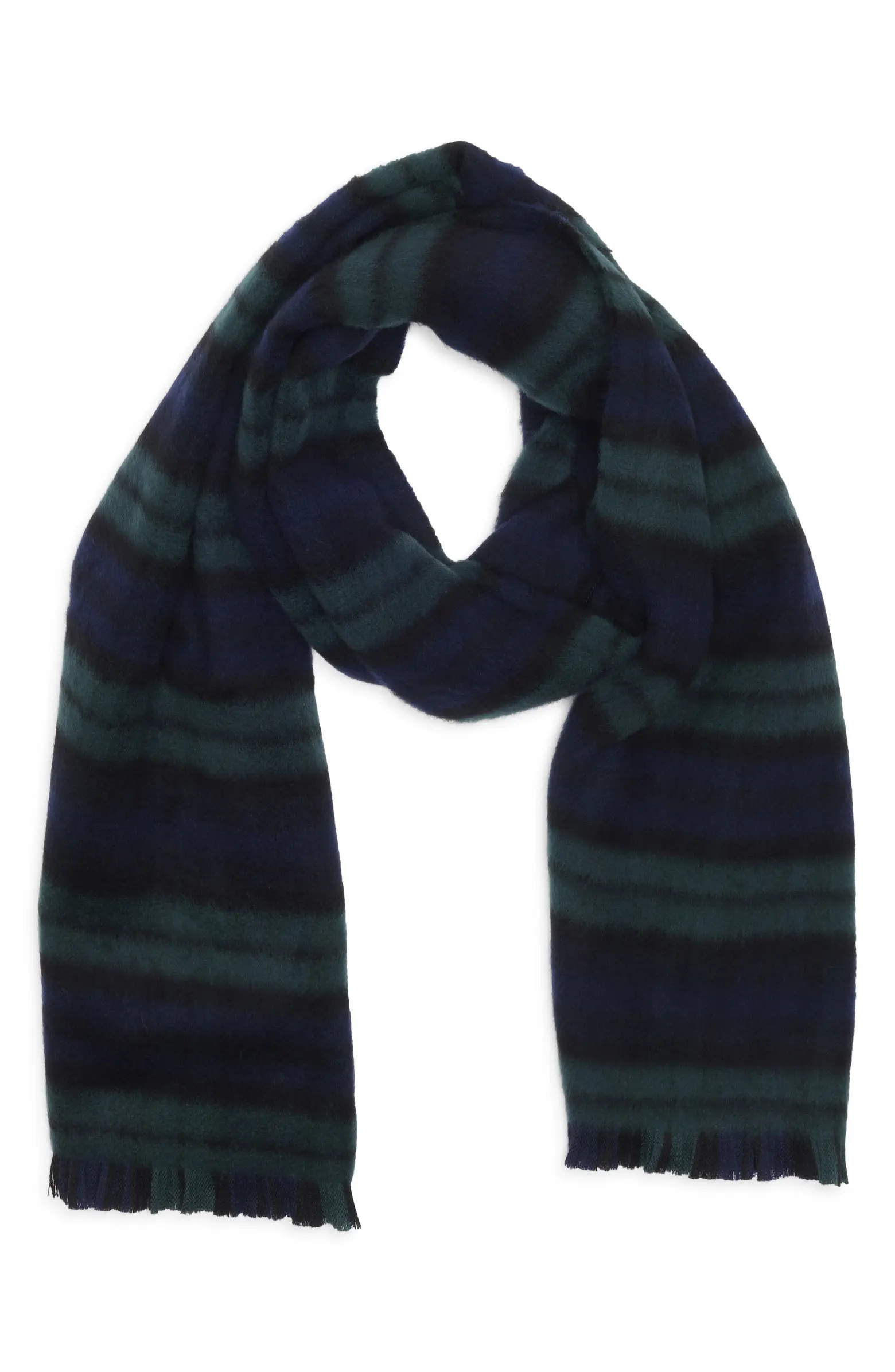 Exploded Plaid Merino Wool Scarf | Nordstrom