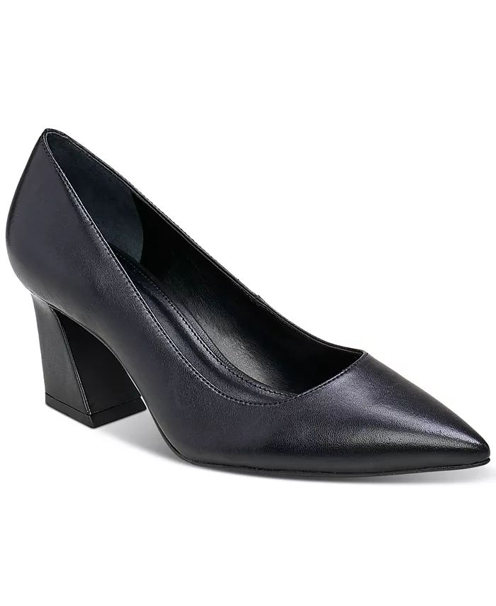 Vince Camuto Women's Hailenda Pointed-Toe Flare-Heel Pumps - Macy's | Macy's