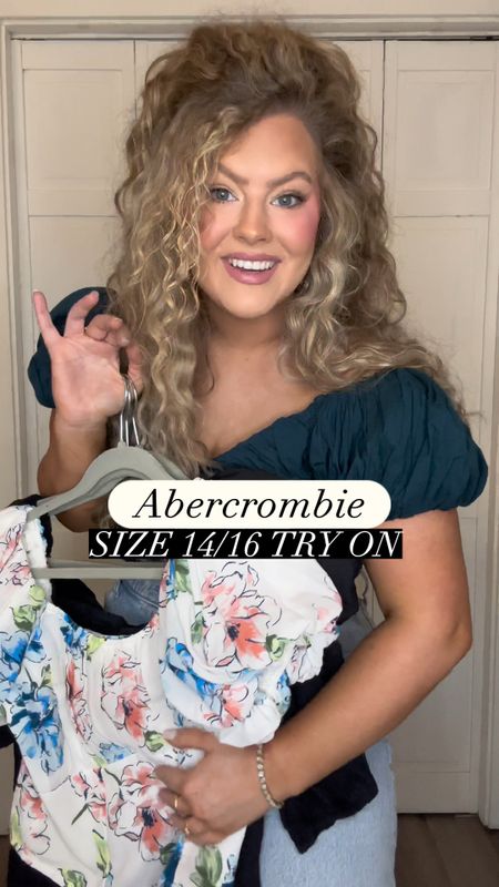 @abercrombie size 14/16 try on haul! Theres are definitely staying for the perfect summer pieces! Wearing a 33/16 in the jeans, and large in everything else! ✨🫶🏼

#abercrombie #abercrombiehaul #midsizefashion #size14 #curvytok #midsizegal #tryonhaul 

#LTKcurves #LTKfit #LTKSeasonal