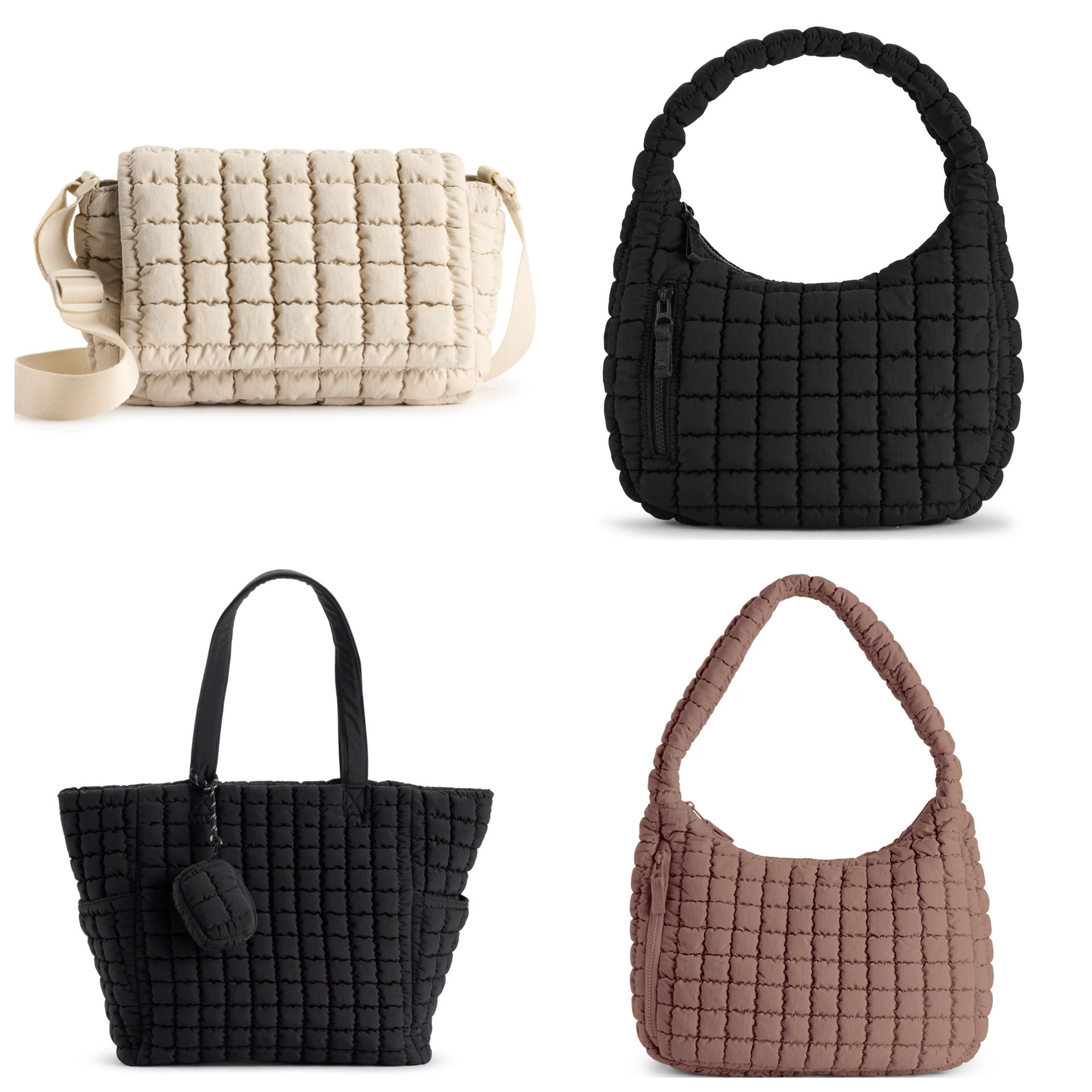 These quilted bags are cute new arrivals from kohls! 

#LTKSaleAlert #LTKFindsUnder50 #LTKGiftGuide