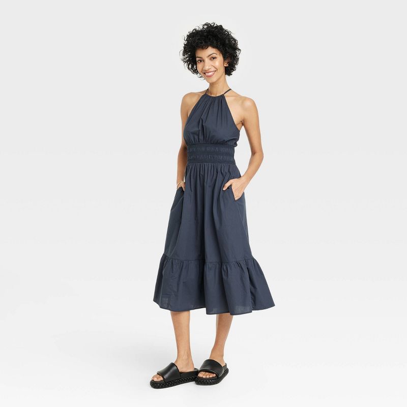 Women's Sleeveless Poplin Dress - A New Day™ | Target