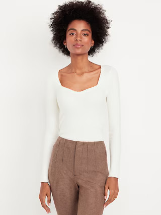 Long-Sleeve Ribbed Sweater | Old Navy (US)