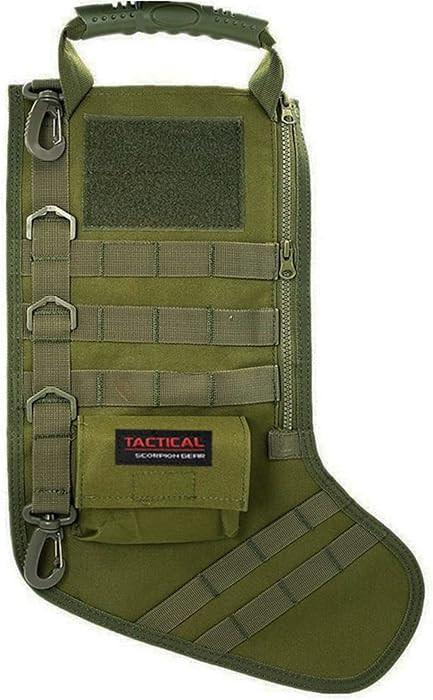 Tactical Scorpion Gear MOLLE Christmas Stocking Decoration US Camouflage - Color Choices | Amazon (US)