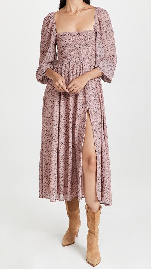 Classic Smocked Maxi Dress | Shopbop